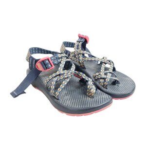 Chaco Women's Size 6 Sports Sandals ZX/2 Navy Blue Orange